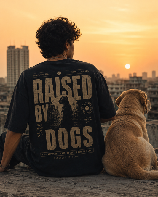 FirstVibe Oversized T-Shirt – White & Black for men and women