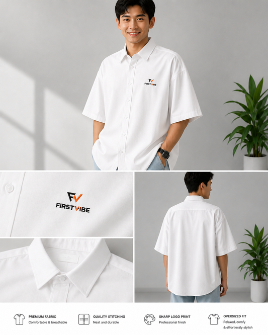 FirstVibe Premium unisex Oversized Shirt